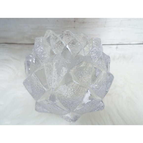 Orrefors Sweden Art Glass Artichoke Nimbus Votive Handle Holder - Picture 5 of 6